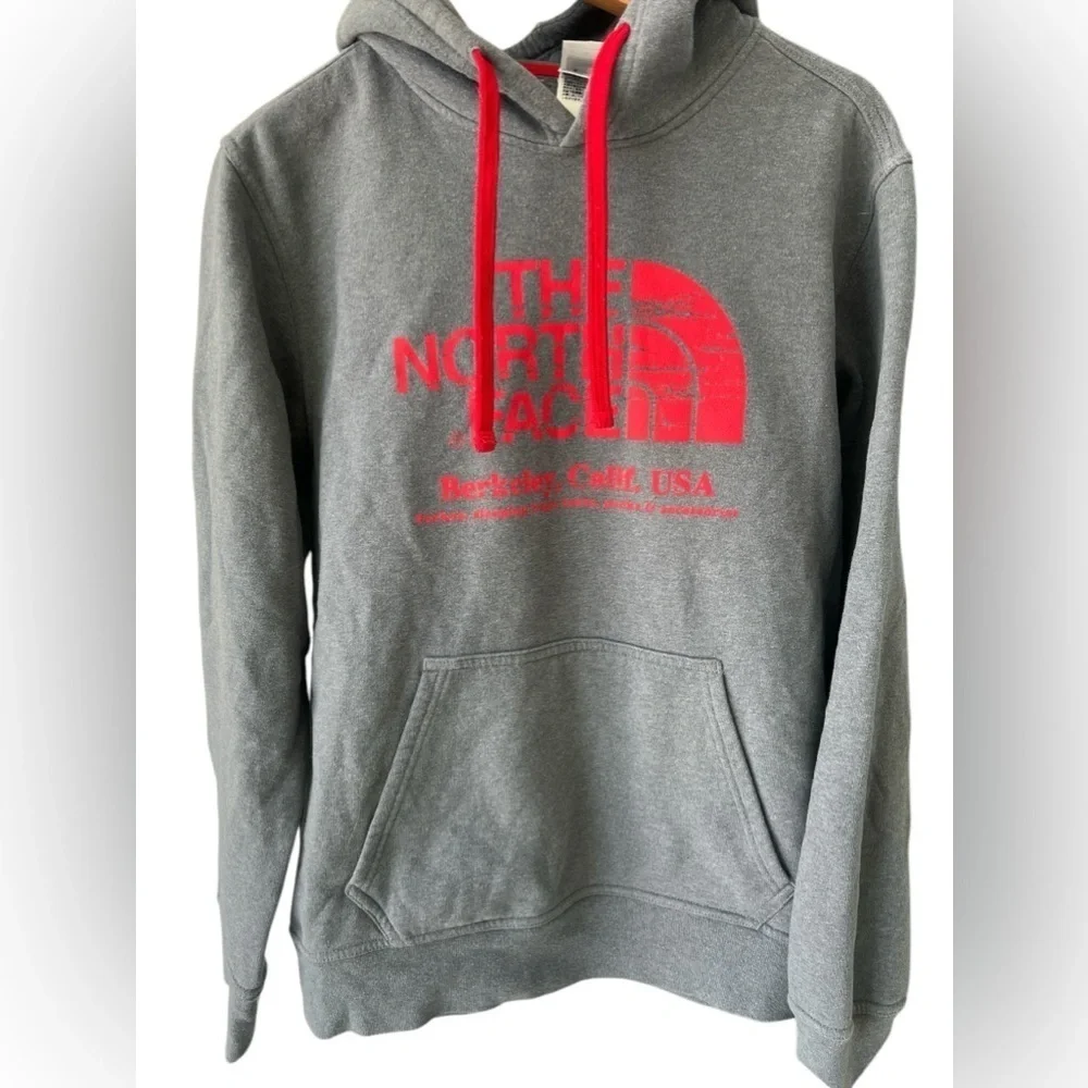 The North Face Men’s Berkeley California Hoodie Sweatshirt Gray Size Large